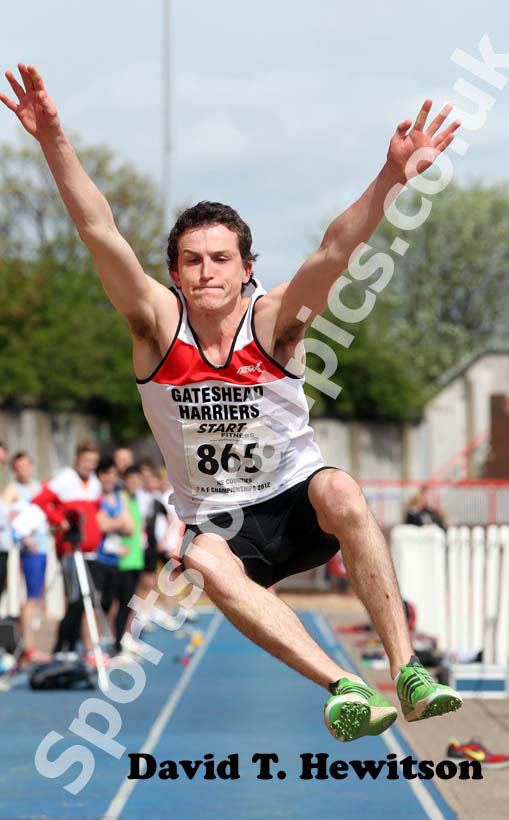 Paul Allen (Gateshead Harriers),  Long Jump, 2012 North Eastern Championships.